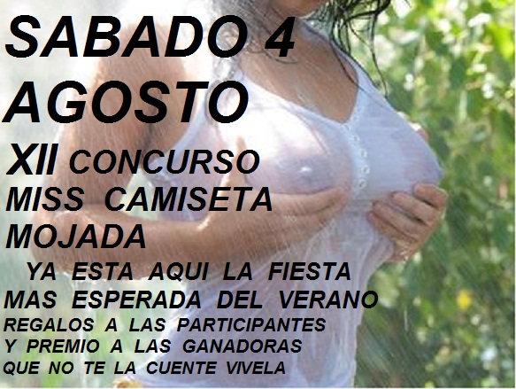 XII Concurso Miss Camiseta Mojada