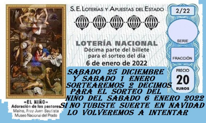 SABADO 25 DICIEMBRE VIVA EL NIÑO