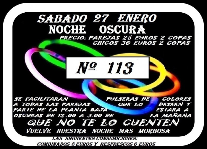 NOCHE OSCURA  Nº113