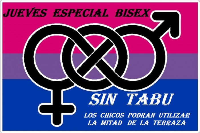 JUEVES  ESPECIAL BISEX SIN TABU BISEX
