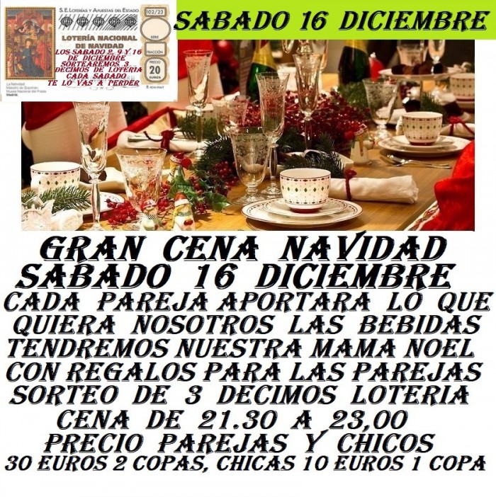 GRAN CENA DE NAVIDAD