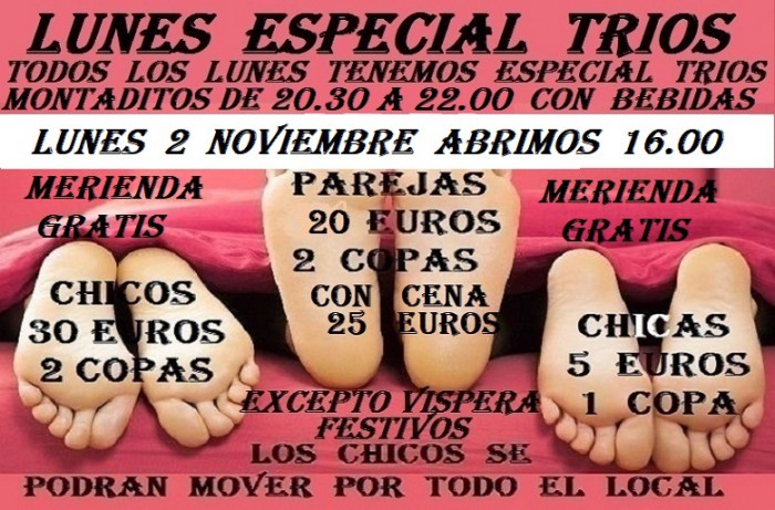 LUNES ESPECIAL TRIOS